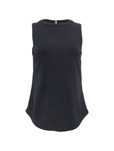 Pre-owned Proenza Schouler Cotton Tank Top In Black