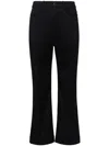 Proenza Schouler Cotton Twill Cropped Pants In Black