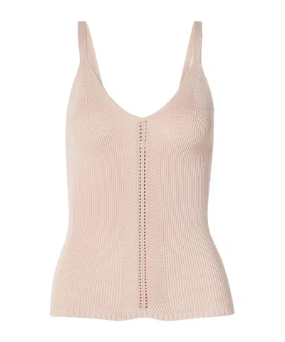 Proenza Schouler Cotton-blend Tank In Nude