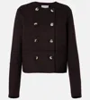 Proenza Schouler Courtney Double-breasted Wool-blend Jacket In Brown