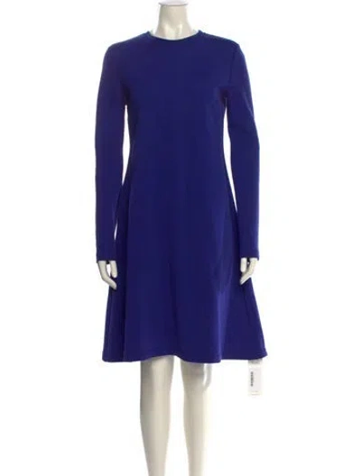 Pre-owned Proenza Schouler Crew Neck Knee-length Dress In Blue