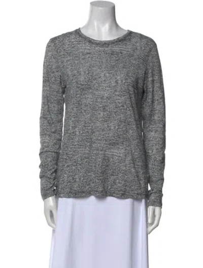Pre-owned Proenza Schouler Crew Neck Long Sleeve Sweatshirt In Black