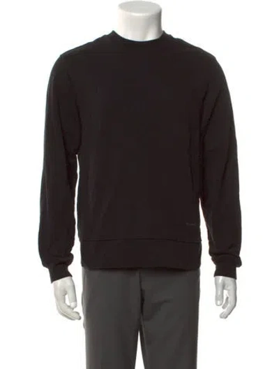 Pre-owned Proenza Schouler Crew Neck Long Sleeve Sweatshirt In Black