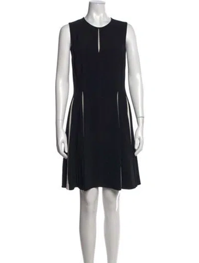 Pre-owned Proenza Schouler Crew Neck Mini Dress In Multi