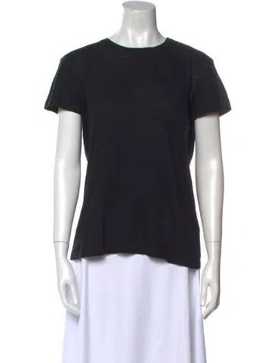 Pre-owned Proenza Schouler Crew Neck Short Sleeve T-shirt In Black
