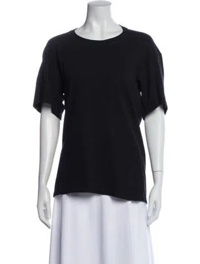 Pre-owned Proenza Schouler Crew Neck Short Sleeve T-shirt In Blue