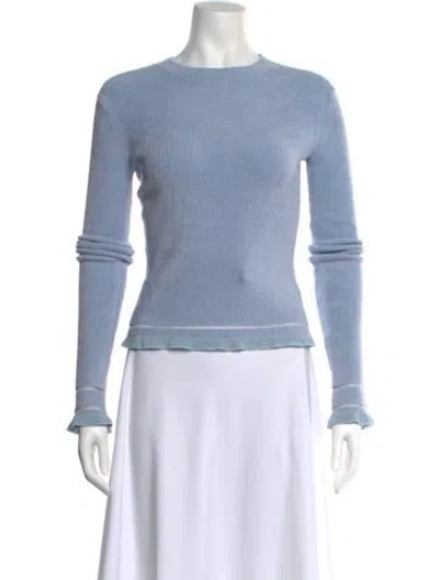 Pre-owned Proenza Schouler Crew Neck Sweater In Blue