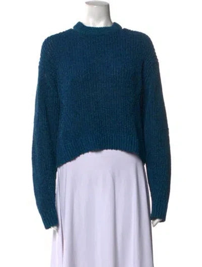 Pre-owned Proenza Schouler Crew Neck Sweater In Blue