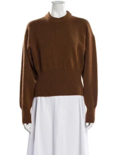 Pre-owned Proenza Schouler Crew Neck Sweater In Brown