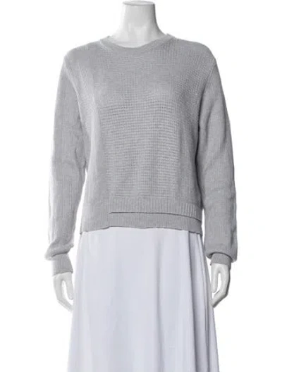 Pre-owned Proenza Schouler Crew Neck Sweater In Gray