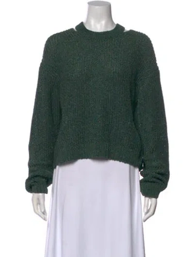 Pre-owned Proenza Schouler Crew Neck Sweater In Green