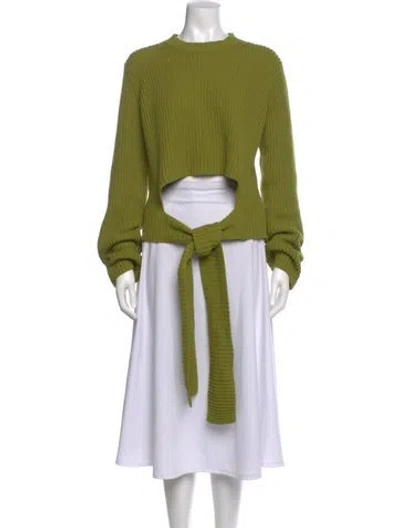 Pre-owned Proenza Schouler Crew Neck Sweater In Green
