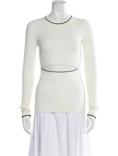 Pre-owned Proenza Schouler Crew Neck Sweater In Neutral