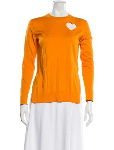 Pre-owned Proenza Schouler Crew Neck Sweater In Yellow
