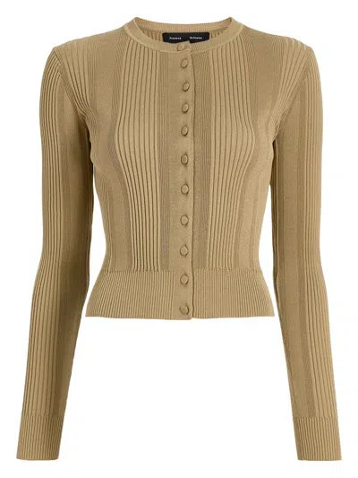 Proenza Schouler Currin Cardigan In Neutral