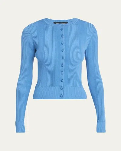 Proenza Schouler Currin Column Rib Button Down Top
