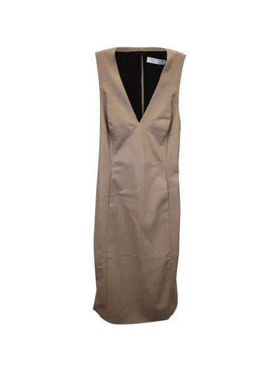 Pre-owned Proenza Schouler Cut-out Sleeveless Dress In Neutral