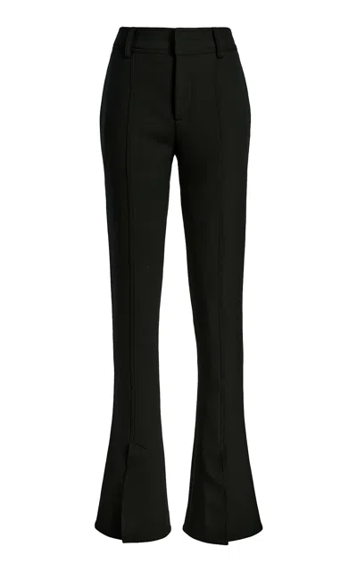 Proenza Schouler Dara Wool-blend Bi-stretch Pants In Black
