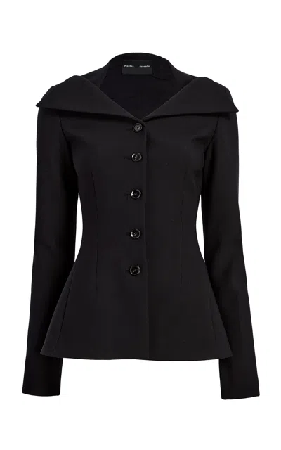 Proenza Schouler Dara Wool-blend Jacket In Black