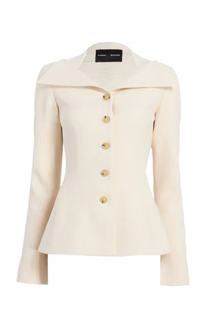 Proenza Schouler Dara Wool-blend Jacket In Neutral