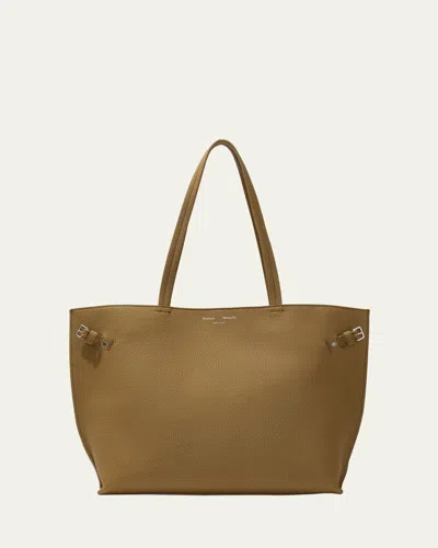 Proenza Schouler Day Pebbled Calfskin Leather Tote Bag In Tobacco