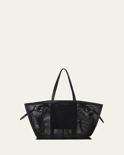Proenza Schouler Days Buckle Mesh Tote Bag In Black