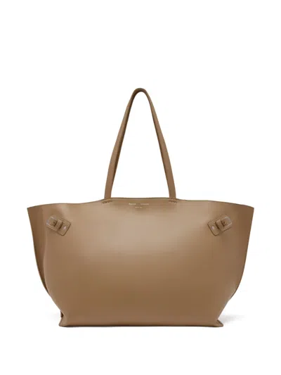 Proenza Schouler Days Carryall Buckle-detail Calfskin Tote Bag In Neutral