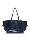Proenza Schouler Days Carryall In Paper Leather In Navy