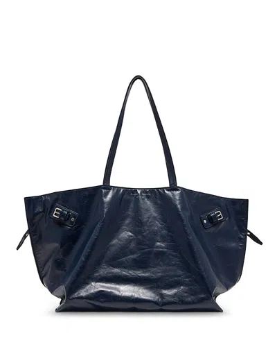 Proenza Schouler Days Carryall In Paper Leather In Navy