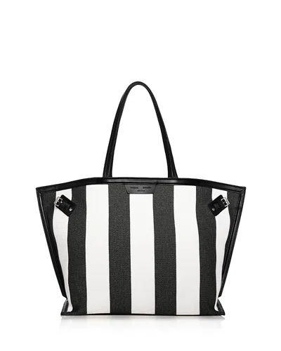 Proenza Schouler Days Carryall In Striped Canvas In Multi