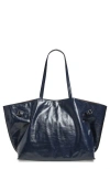 Proenza Schouler Days Leather Tote In Blue