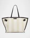 Proenza Schouler Days Striped Canvas Tote Bag