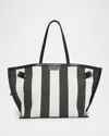 Proenza Schouler Days Striped Canvas Tote Bag