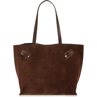 Proenza Schouler Days Suede Tote In Brown