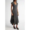 Proenza Schouler Delilah Wool Jersey Midi Dress In Grey