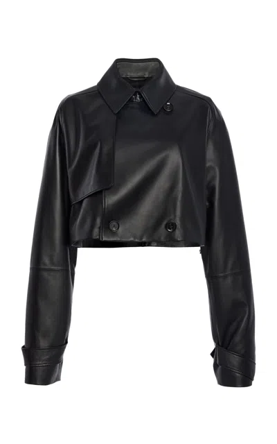 Proenza Schouler Della Leather Jacket In Black