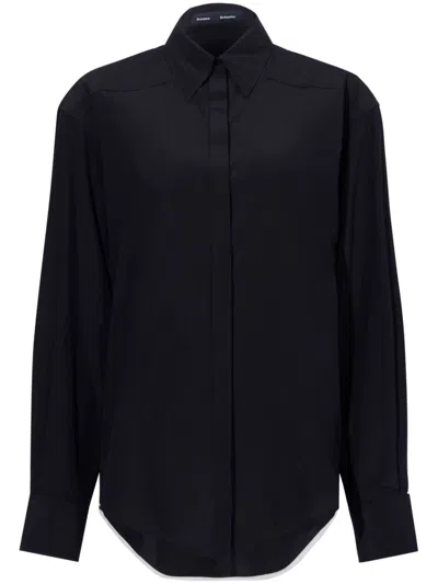 Proenza Schouler Demi Blouse In Black