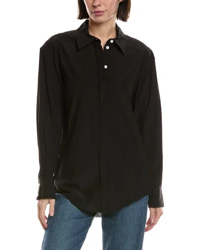 Proenza Schouler Demi Silk-blend Blouse In Black