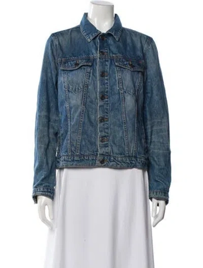 Pre-owned Proenza Schouler Denim Jacket In Black