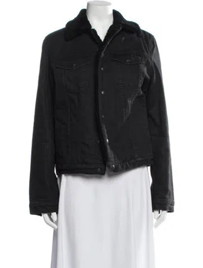 Pre-owned Proenza Schouler Denim Jacket In Black