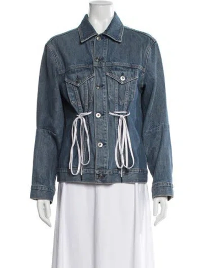 Pre-owned Proenza Schouler Denim Jacket In Blue