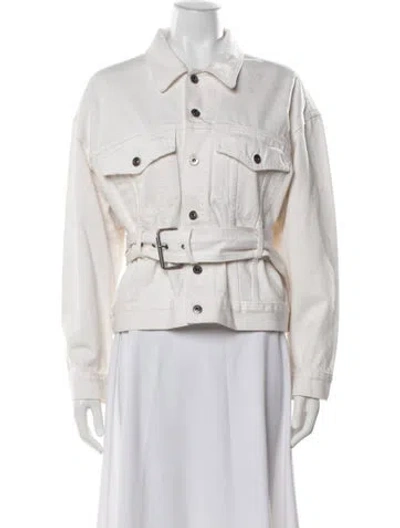 Pre-owned Proenza Schouler Denim Jacket In Neutral