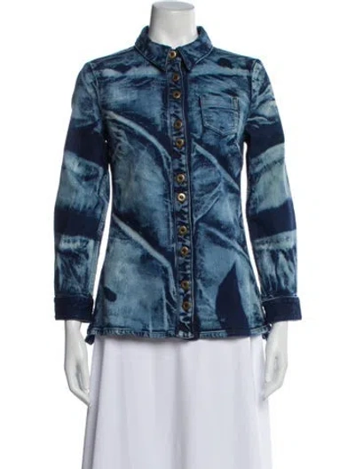 Pre-owned Proenza Schouler Denim Jacket W/ Tags In Blue