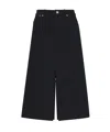 Proenza Schouler Denim Skirt In Black