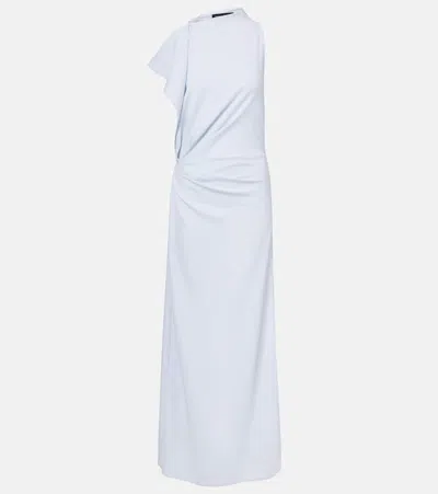 PROENZA SCHOULER DEVYN CRÊPE DRAPED MAXI DRESS