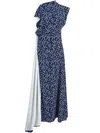 Proenza Schouler Devyn Maxi Dress In Blue