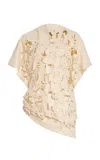 Proenza Schouler Dima Cotton-blend Top In Brown