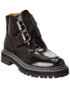 Proenza Schouler Leather Biker Boots In Black