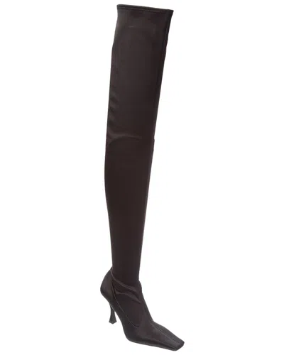 Proenza Schouler Satin Over-the-knee Boot In Black