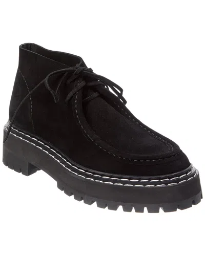 Proenza Schouler Dnu Pack  Suede Boot In Black